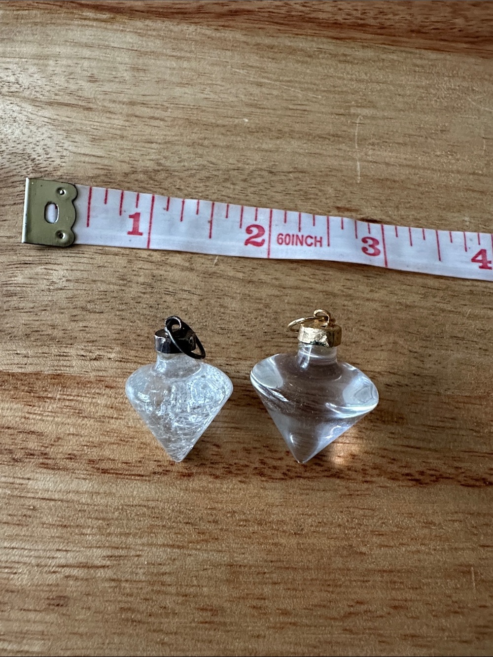 Qty 2 pendulum Pendant Necklace Charms